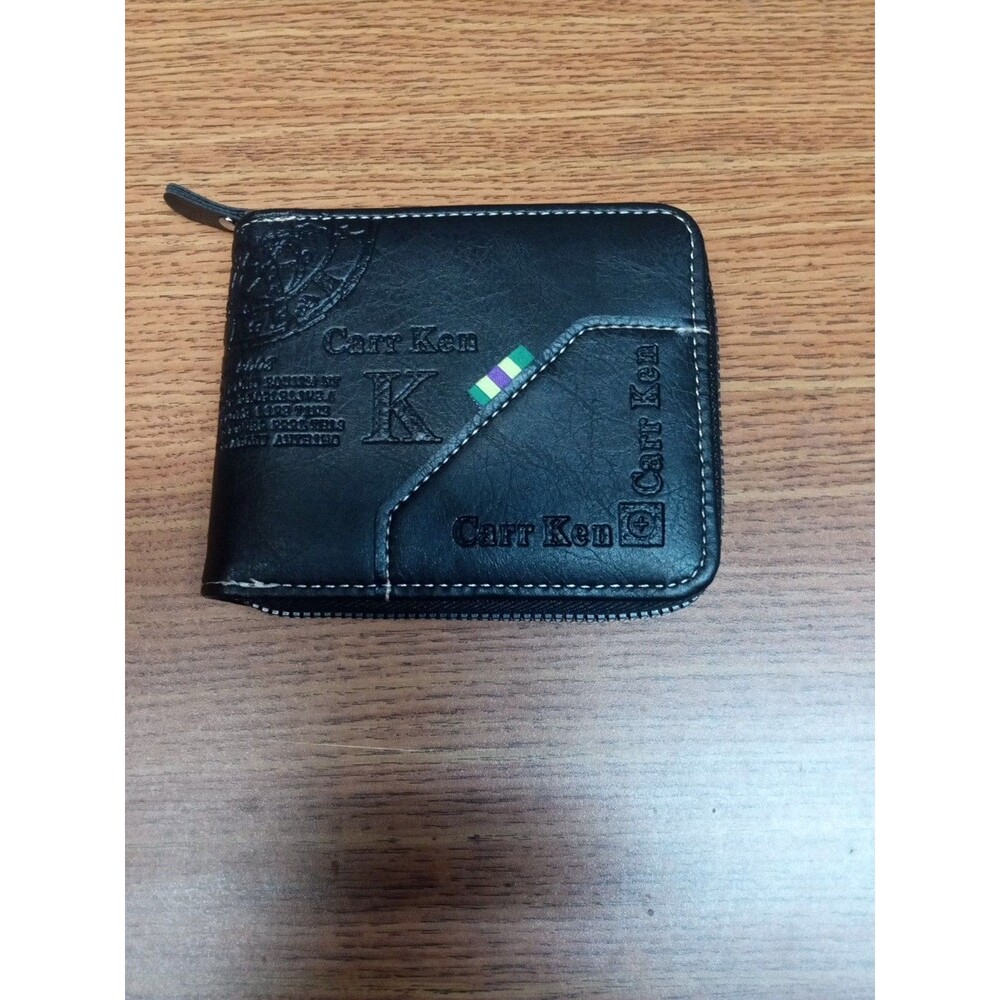 Carr Ken Genuine Leather Wallet Full Zip